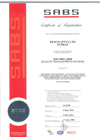 Pefco ISO certificate
